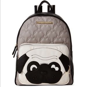 Betsey Johnson Pug Dog Backpack